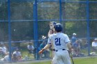 Baseball vs Babson  Wheaton College Baseball vs Babson during Championship game of the NEWMAC Championship hosted by Wheaton. - (Photo by Keith Nordstrom) : Wheaton, baseball, NEWMAC